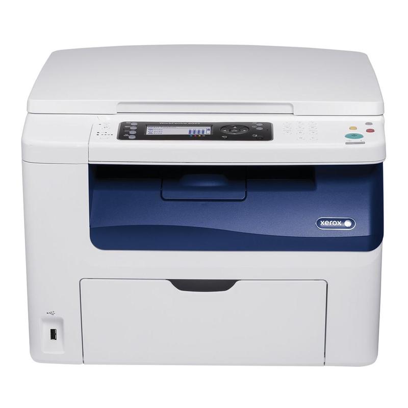 МФУ Xerox WorkCentre 6025V_BI Цветная, A4, 12 стр/мин/ 10цв.стр/мин, до 30K стр/мес, 256MB, USB ,Apple AirPrint, Xerox PrintBack. 6025V_BI 6025V_BI