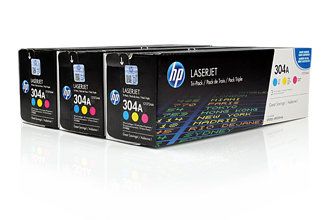 Комплект цветных картриджей HP 304A для CLJ 2025, CM2320 (CF372AM) CF372AM