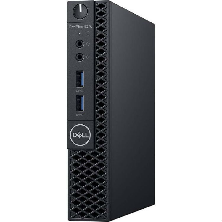 Персональный компьютер Dell Optiplex 3070 Intel Core i3 9100T, DDR4 8Гб, 256Гб(SSD), Intel UHD Graphics 630, Windows 10 Professional, черный 3070-4739 3070-4739