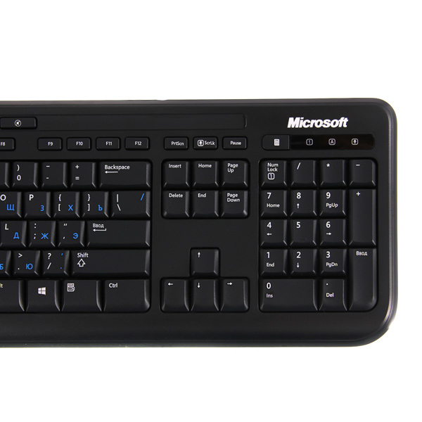 Клавиатура Microsoft Wired Keyboard 600, 104+5кн., водостойкая, черный, USB (ANB-00018) ANB-00018 #5