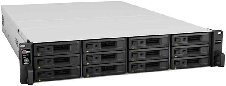 Сетевой RAID-накопитель Synology (Rack2U)/RAID0,1,10,5,6/up to12HotPlug SATA/2xUSB/2xInfB/4GigEth(+2xExpSlot)/iSCSI/2xIPcam(up to 75) RS3617RPXS RS3617RPXS #1