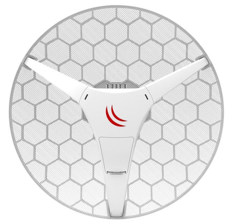 Точка доступа Mikrotik LHG 5 AC 24.5dBi 5GHz, 802.11ac (867 Mbit/s), 716MHz/256MB, 1xGBE, POE, PSU, RouterOS L3 RBLHGG-5ACD RBLHGG-5ACD