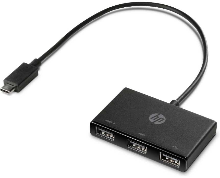 Адаптер HP USB-C to 3 USB-A Hub (Elitebook x360/820G4/830G6/840G4 G6/850G4 G6/745G4/755G4/725G4/ZBook 14uG6/15uG6/15G6/17G6/Probook 640G3 G5/650G3 G5/655G3/ 470G4/450G4 G7/440G4 G7/430G4 G7) Z6A00AA Z6A00AA