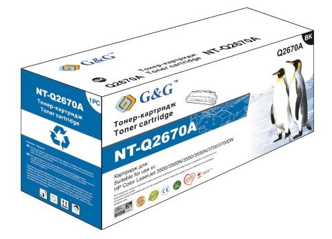 Тонер-картридж G&G черный для HP Color LaserJet 3500/3500N/3550/3550N (6000стр) NT-Q2670A NT-Q2670A