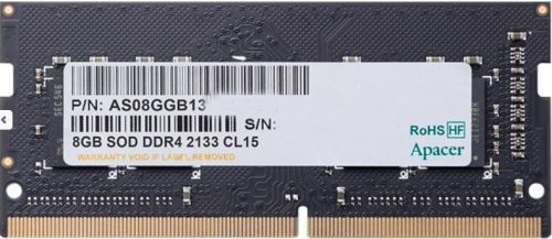 Модуль памяти Apacer 8GB DDR4 2133 SO DIMM Non-ECC, CL15, 1.2V, AS08GGB13CDYBGH, Retail (903068) ES.08G2R.GDH ES.08G2R.GDH