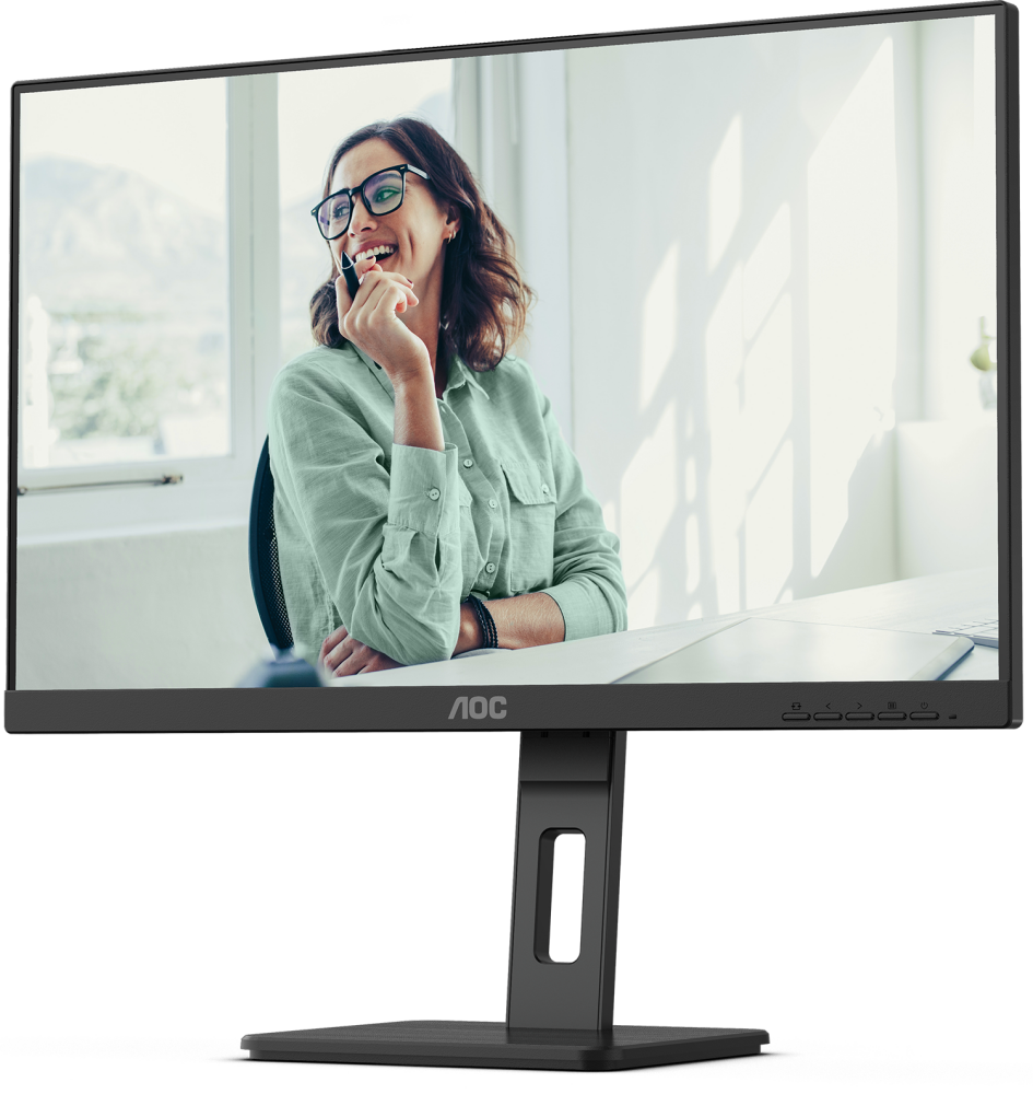 Монитор AOC 27" Pro черный IPS LED 4ms 16:9 HDMI M/M матовая HAS Piv 1000:1 350cd 178гр/178г 2560x1440 75Hz DP QHD USB Q27P3CV Q27P3CV