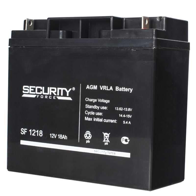 Батарея Delta Security Force, ОПС-серия 12В, 18Ач SF 1218 SF 1218