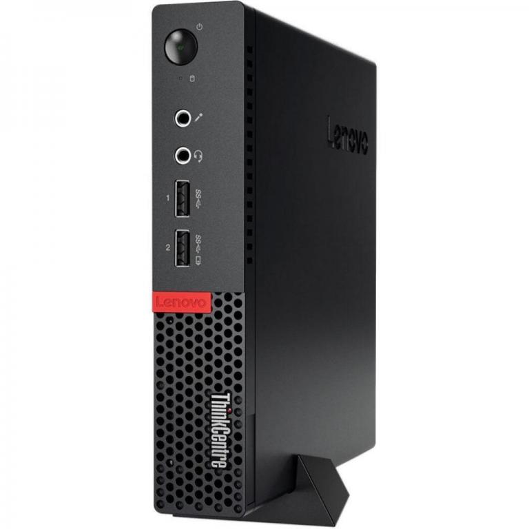 Компьютер Lenovo ThinkCentre M710q Tiny slim i5 7400T (2.4)/8Gb/1Tb 5.4k/HDG630/noOS/GbitEth/WiFi/BT/клавиатура/мышь/черный 10MRS04K00 10MRS04K00