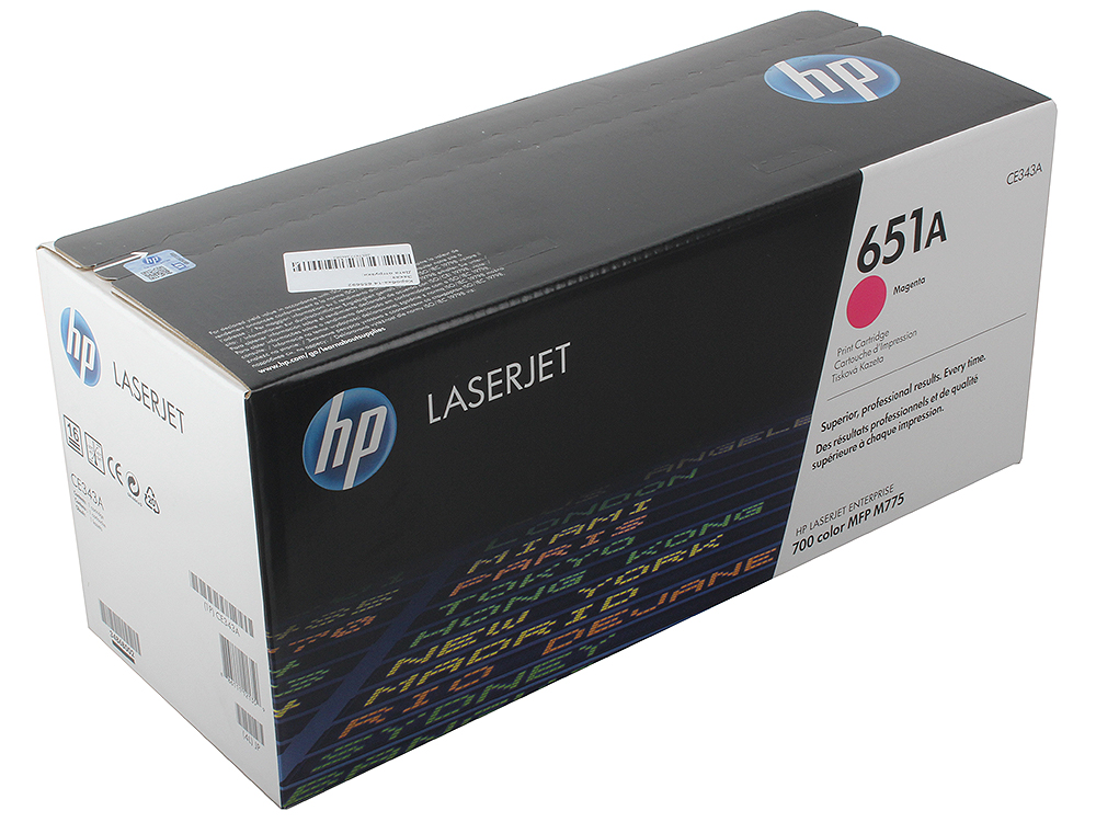 Тонер-картридж HP 651A Magenta для Color LaserJet Enterprise 700 M775dn/f/z/z+ M775fm/M775zm Contract (16000 стр) CE343AC CE343AC