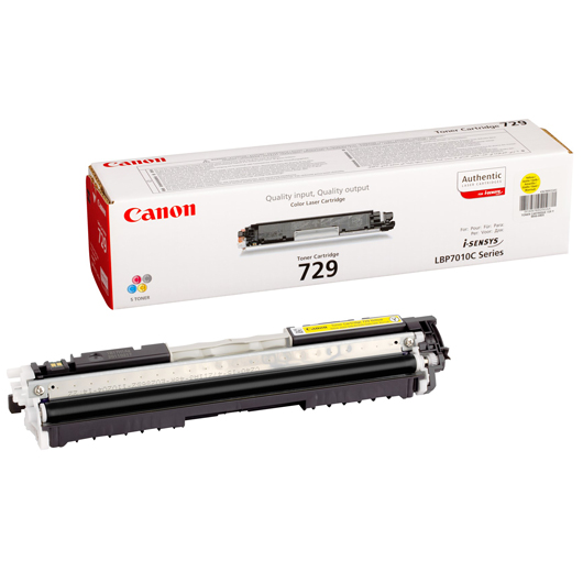Картридж Canon 729Y для LBP 7010C, желтый, 1000 стр. (4367B002) 4367B002 #3