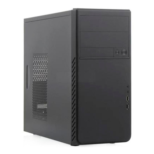 Корпус Powerman MidiTower  ES861 Black PM-400ATX 2*USB 2.0,HD,Audio mATX 6106474 6106474
