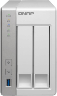 Сетевой RAID-накопитель QNAP 2 отсека для HDD. Двухъядерный Freescale ARM Cortex-A9 1,2 ГГц TS-231 TS-231