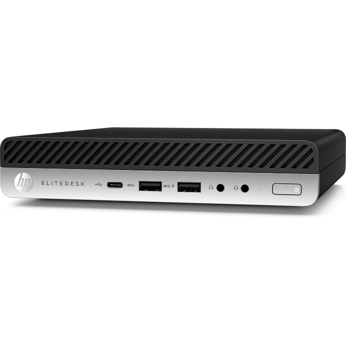 Компьютер HP EliteDesk 800 G4 Mini Core i5-8500T 2.1GHz,8Gb DDR4-2666(1),256Gb SSD,WiFi+BT,USB kbd+mouse,Stand,VGA,Intel Unite,3y,Win10Pro 4KV76EA 4KV76EA