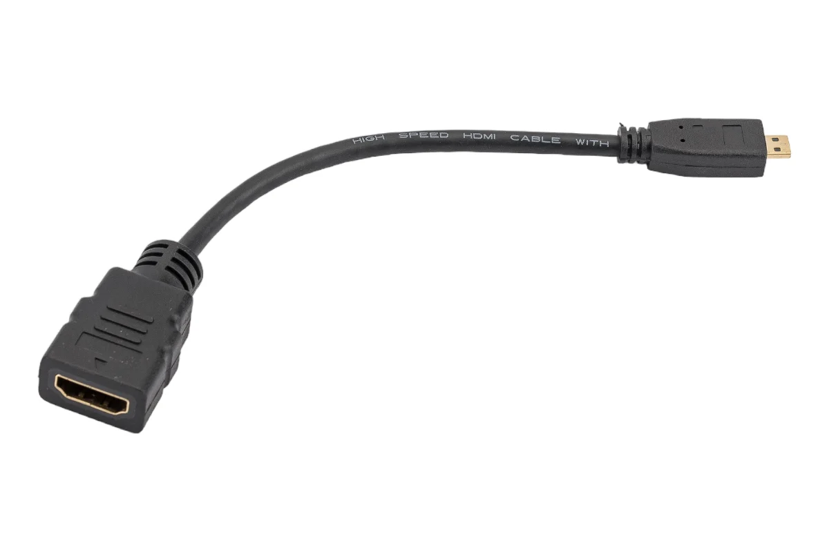 Переходник 5bites HDMI F / micro HDMI M 1.4B, зол.разъемы BC-HDM2AF BC-HDM2AF