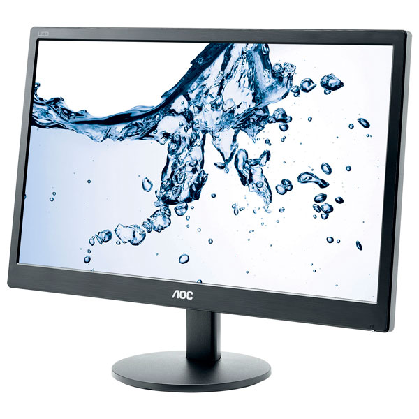 Монитор AOC 21.5" E2270SWN Black WLED, 1920x1080, 5ms, 200 cd/m2, 600:1 (DCR 20M:1), D-Sub, vesa E2270SWN/01(05) E2270SWN/01(05)