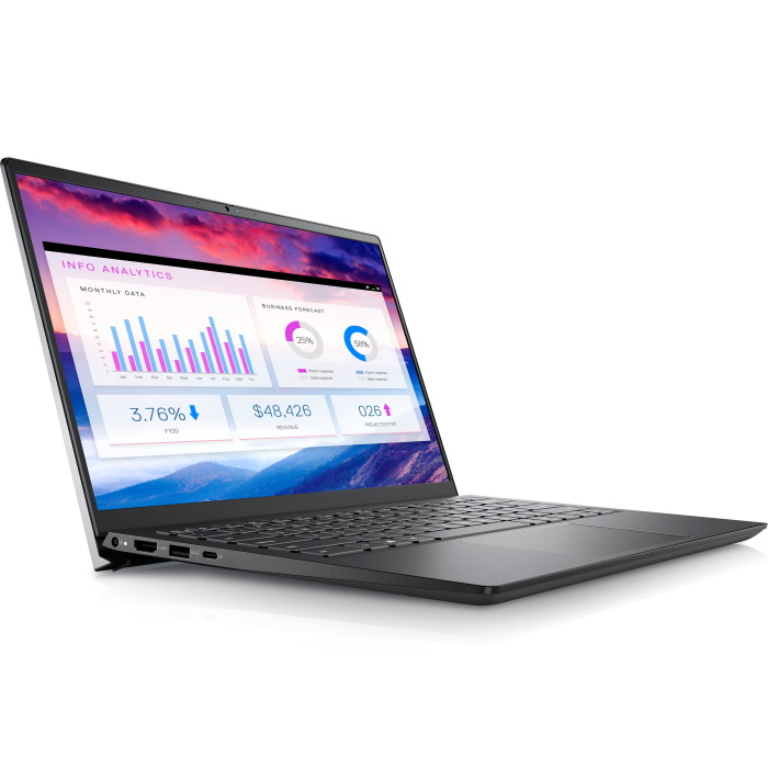 Ноутбук Dell Vostro 5410 Core i5-11300H (3.1GHz) 14,0'' FullHD WVA AG 8GB (1x8GB) DDR4 256GB SSD NV GF MX450 (2GB) TPM 4cell (54 WHr) W10 Pro 1y ProS+NBD titan gray 5410-5103 5410-5103