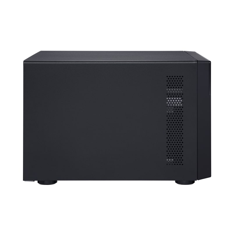 Сетевой RAID-накопитель QNAP 6-Bay Intel Core i3-8100T 4-core 3.1 GHz Processor, 8GB DDR4 RAM (max 32GB RAM), 6x 2.5"/3.5" SATA HDD/SSD + 2x M.2 PCIe  SSD slot, 2xGbE LAN, 1 x 10GBase-T, 2 x Thunderbolt 3 port TVS-672XT-i3-8G TVS-672XT-i3-8G