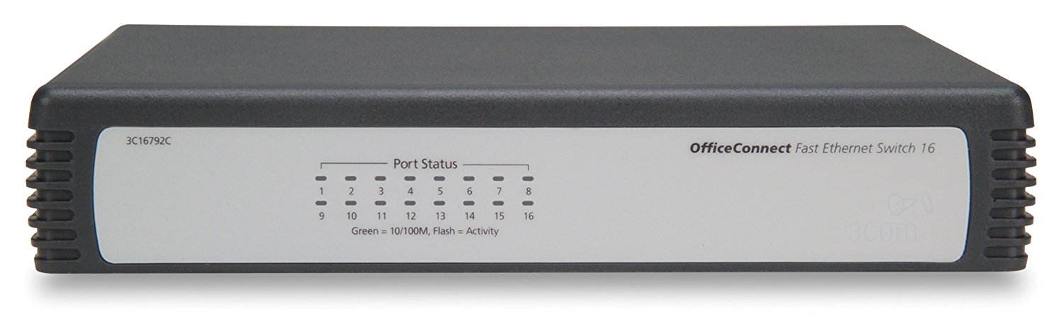 Коммутатор HPE V1405-16 Desktop, 16-ports 10/100BASE-TX JD858A JD858A