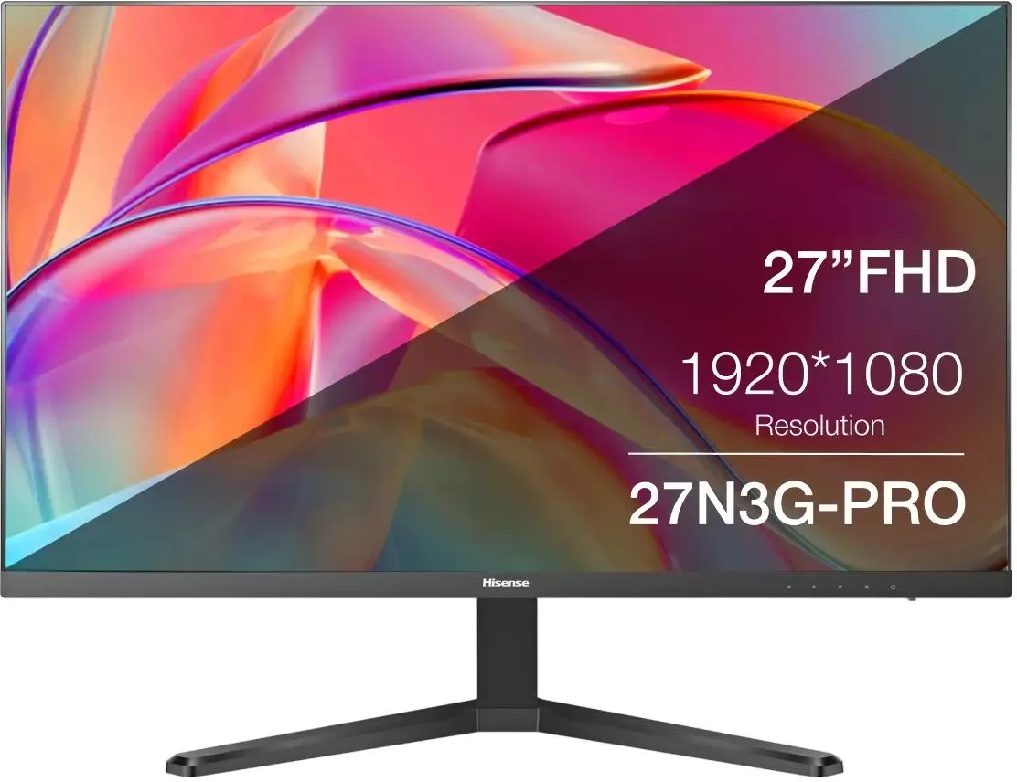 Монитор Hisense 27N3G-PRO 27" черный IPS LED 5ms 16:9 HDMI 250cd 178гр/178гр 1920x1080 100Hz VGA FHD 2016575 2016575