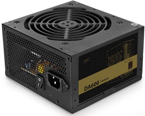 Блок питания DEEPCOOL Aurora ATX 2.31, 600W, PWM 120mm fan, Active PFC, 5*SATA, 80+ BRONZE DA600 DA600