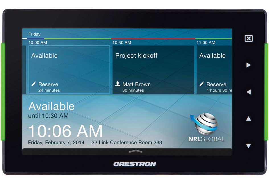 Панель управления Crestron 7” Room Scheduling Touch Screen, Black Smooth TSS-752-B-S TSS-752-B-S #1