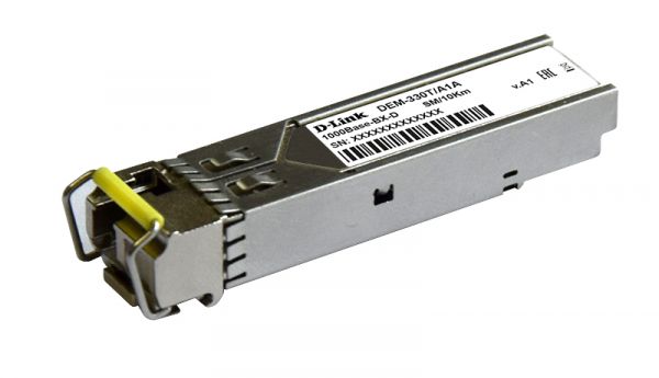 Модуль оптический D-Link 1000 Base-BX-D Single-mode 3KM WDM SFP Tranceiver, support 3.3 V power, SC conntctor  330T/3KM/A1A 330T/3KM/A1A