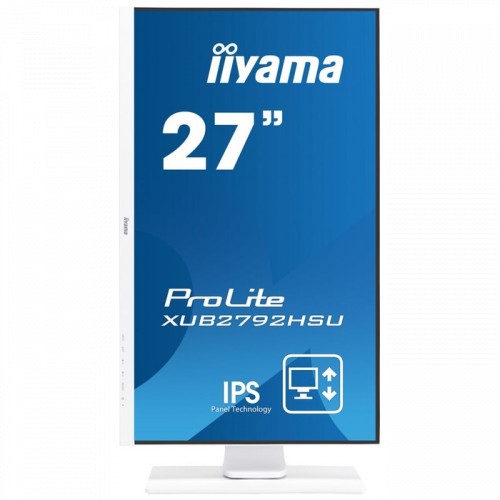 Монитор IIYAMA 27" ProLite белый IPS LED 16:9 HDMI M/M матовая HAS Pivot 250cd 178гр/178гр 1920x1080 D-Sub DisplayPort FHD USB 7.1кг XUB2792HSU-W1 XUB2792HSU-W1 #3