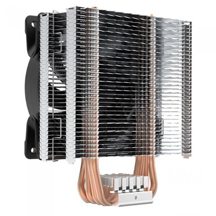 Вентилятор PCCooler S775/115X/AM2/AM3/AM4 (TDP 145W, 120mm PWM SilentPro Red LED FAN, 4 тепловые трубки 6мм, 1000-1800RPM, 26.5dBa) GI-X4R GI-X4R