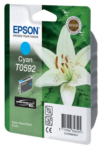 Картридж струйный Epson C13T15924010 for T1592 для Stylus Photo R2000 (blue) C13T15924010