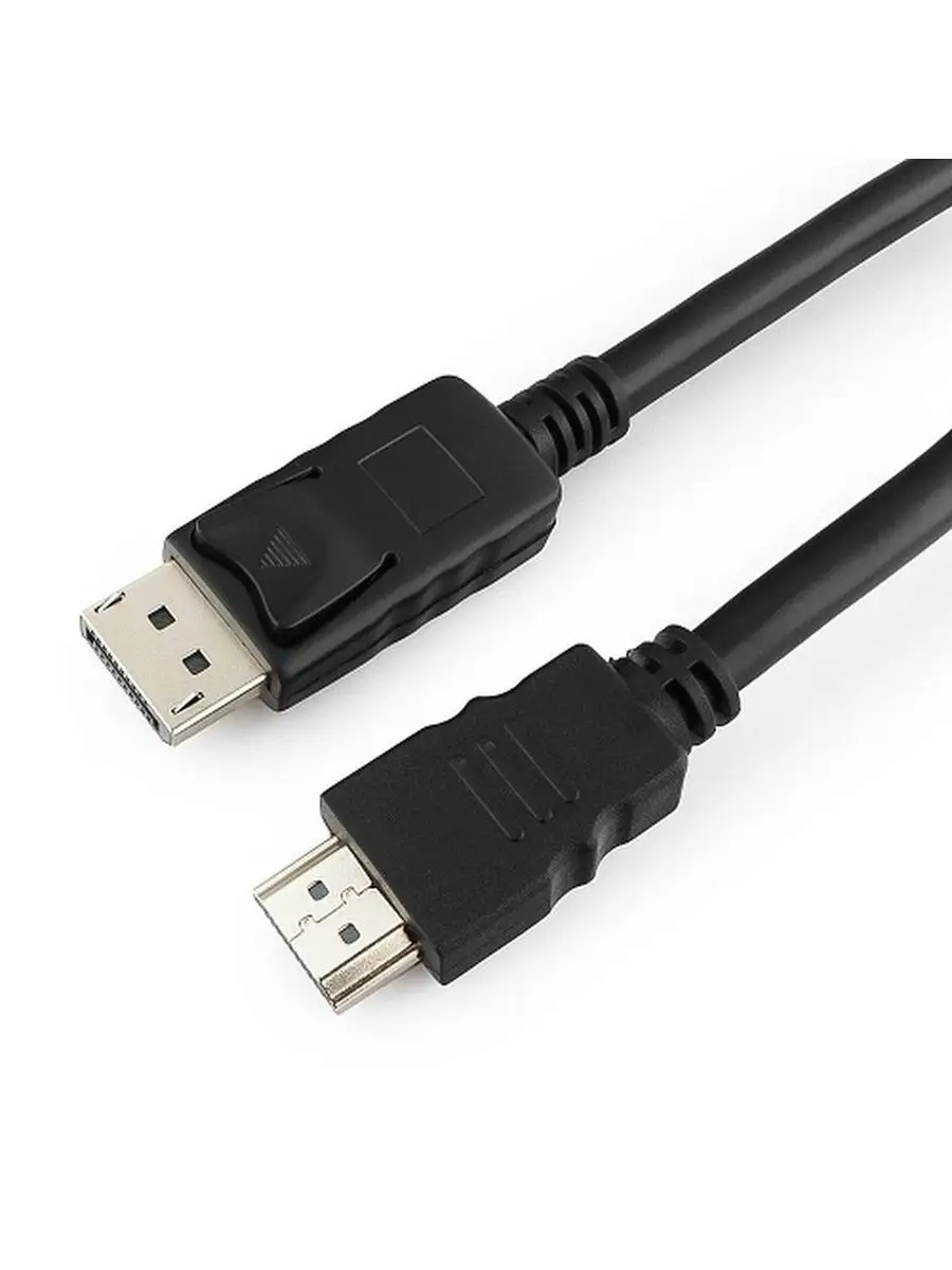 Кабель Cablexpert Кабель (DisplayPort-HDMI, 5м, 20M/19M, черный, экран, пакет) CC-DP-HDMI-5M CC-DP-HDMI-5M #2