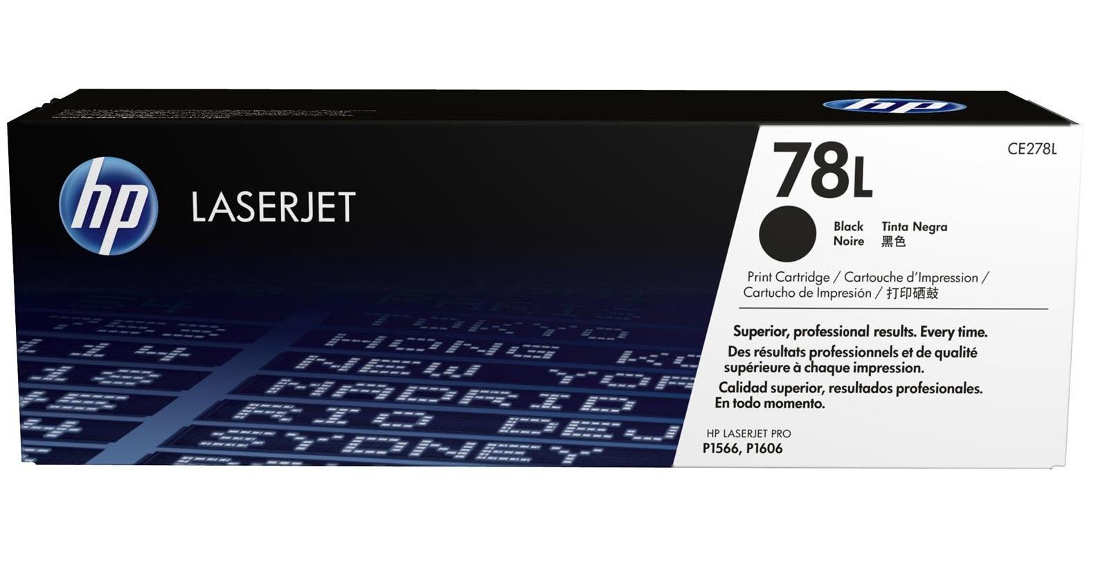 Тонер-картридж HP 78L черный для HP LJ P1566/P1606w/M1536 (1000стр.) CE278L CE278L