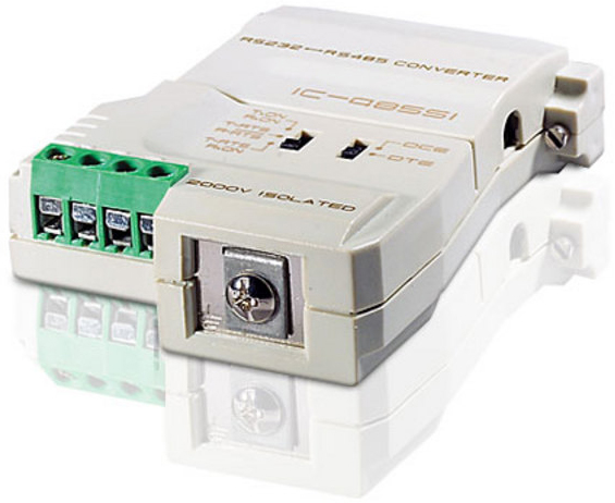 Конвертор ATEN RS-232<=>RS-485/422, DB25>4 винта + клемма заземления, Female, Б.П. DC 9V IC485AI-AT-G IC485AI-AT-G