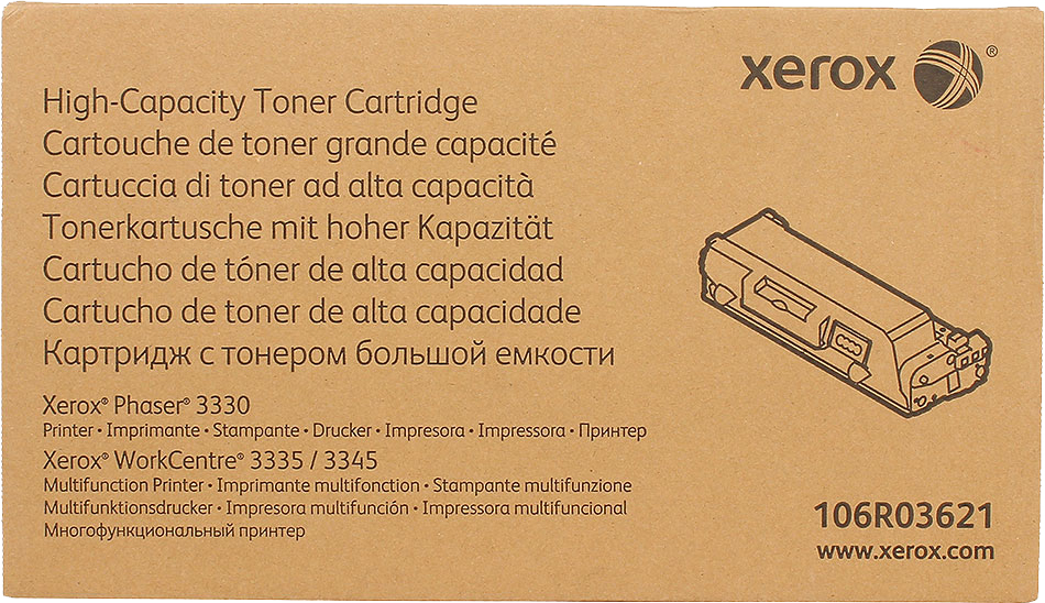 Тонер-картридж Xerox  черный (8500стр.) для Xerox WC 3335, 3345 106R03621 106R03621 #2