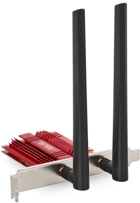 Адаптер Asus PCE-AC56 // WI-FI 802.11ac, 400 + 867 Mbps PCI-E Adapter, 2 антенны ; 90IG00K0-BM0000 PCE-AC56 PCE-AC56