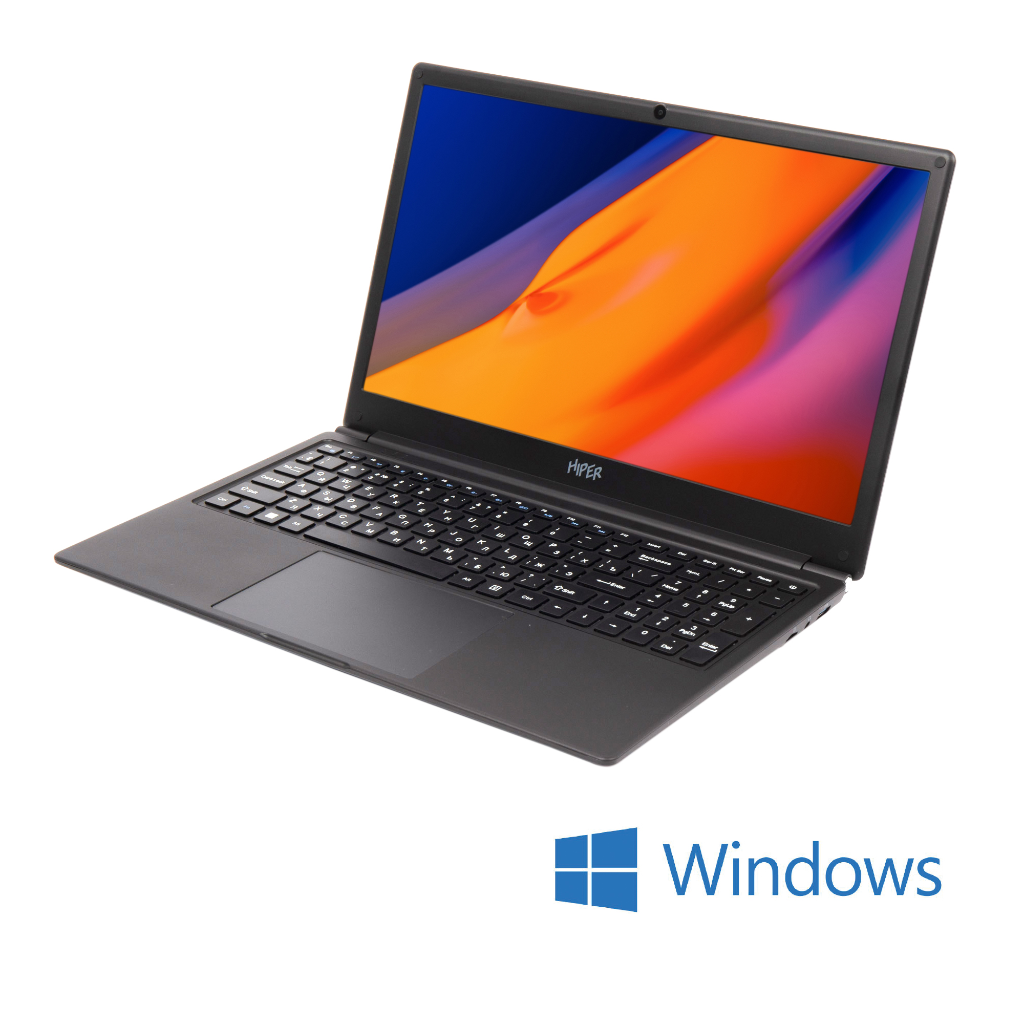 Ноутбук HIPER WORKBOOK A1568K Core i5 1135G7 16Gb SSD512Gb Intel Iris Xe graphics 15.6" IPS FHD (1920x1080) Windows 10 Professional black BT Cam A1568K11356W1 A1568K11356W1