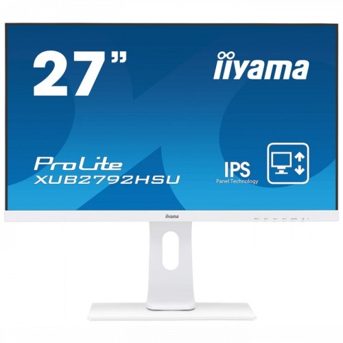 Монитор IIYAMA 27" ProLite белый IPS LED 16:9 HDMI M/M матовая HAS Pivot 250cd 178гр/178гр 1920x1080 D-Sub DisplayPort FHD USB 7.1кг XUB2792HSU-W1 XUB2792HSU-W1 #4