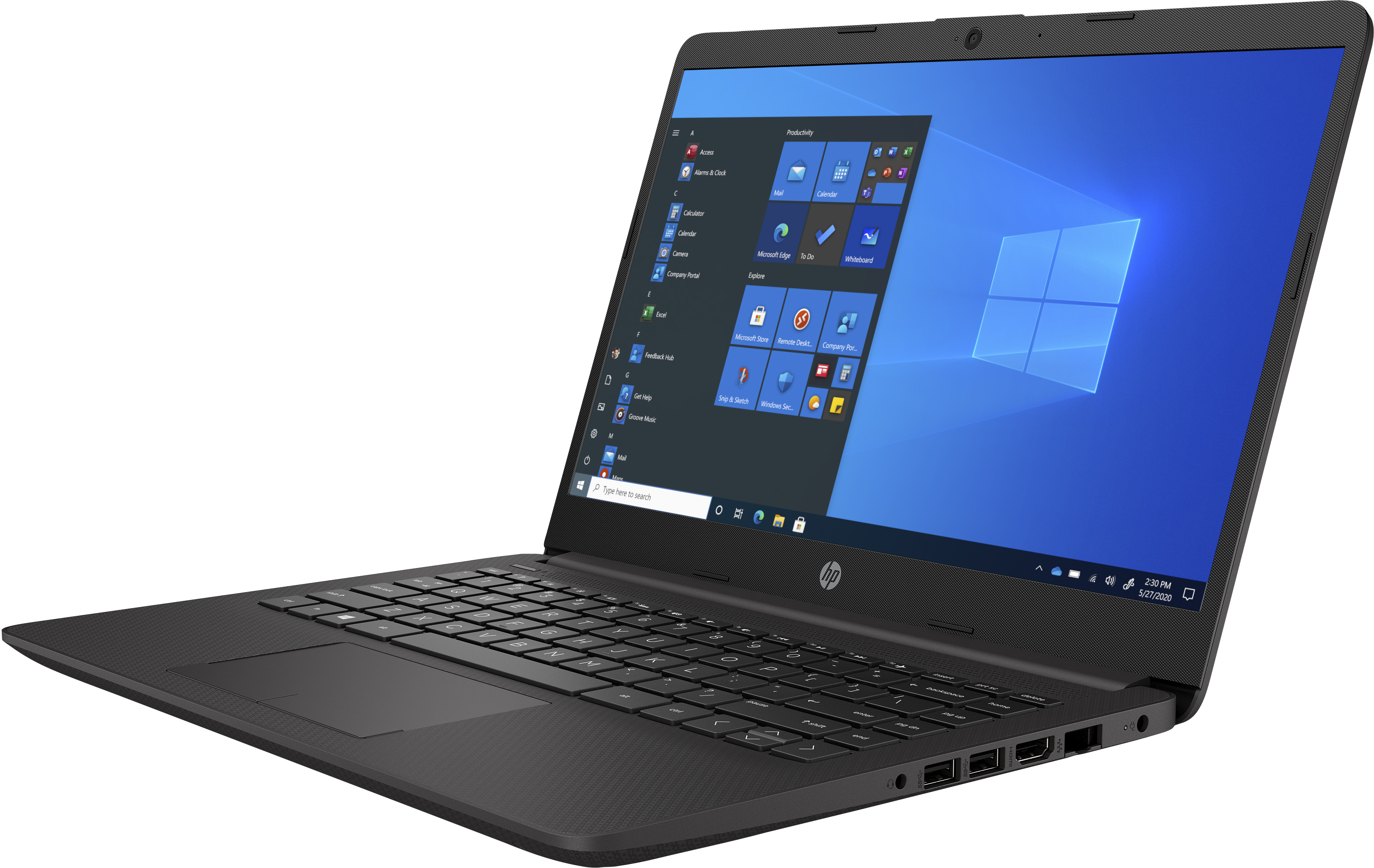 Ноутбук HP 240 G8 Core i3 1005G1 8Gb SSD256Gb Intel UHD Graphics 14" IPS FHD (1920x1080) Windows 10 Professional 64 black WiFi BT Cam 2X7L8EA 2X7L8EA #4