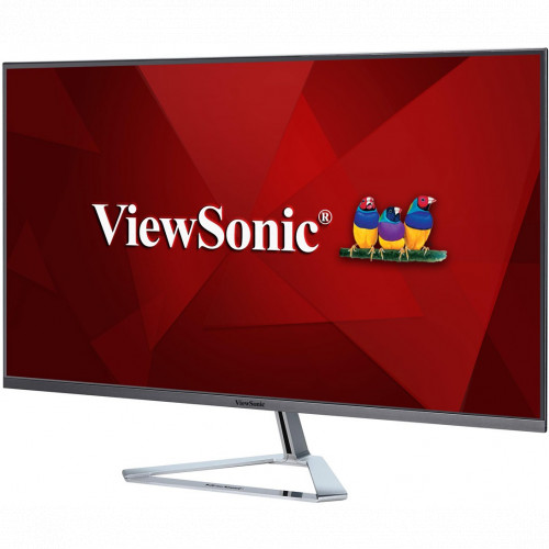 Монитор ViewSonic Viewsonic 32" IPS, 1920x1080, 4ms, 250cd/m2, 178°/178°, 80Mln:1, HDMI, DP, 75Hz, колонки, Frameless, Tilt, VESA, Silver Black VX3276-MHD-3 VX3276-MHD-3 #1