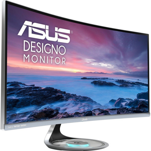 Монитор ASUS 37.5" MX38VC Ultra-wide Curved Monitor, LED IPS, 21:9, 3840x1600, 5 ms(GTG), 300 cd/m2, 1000:1, 178°(H), 178°(V), DP, HDMIx2, USB Type-C 90LM03B0-B01170 90LM03B0-B01170