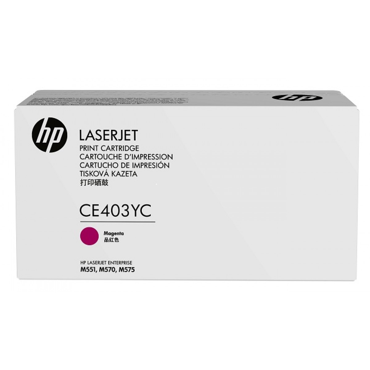 Тонер-картридж HP 507Y Magenta для Enterprise 500 color M551n/M551dn/M551xh/M570dn/M570dw/M575dn/M575f Contract CE403YC CE403YC