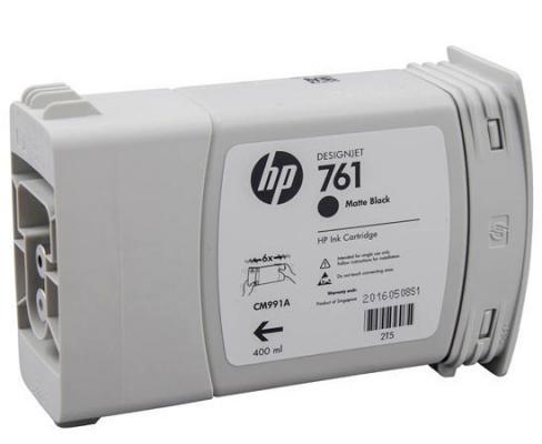 Картридж струйный HP №761 черный матовый для HP DJ T7100 (400мл) CM991A CM991A