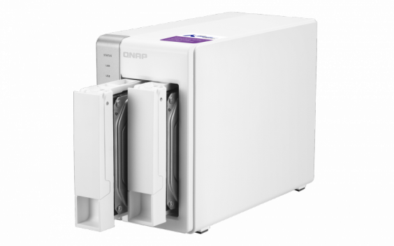 Сетевой RAID-накопитель QNAP 2 отсека для HDD. Двухъядерный Freescale ARM Cortex-A9 1,2 ГГц TS-231P TS-231P