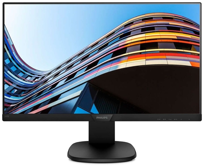 Монитор Philips 23,8" 1920x1080 IPS W-LED 16:9 5ms VGA HDMI DP 4*USB 2.0 20M:1 178/178 250cd Speakers HAS Pivot Swivel Tilt Black 243S7EJMB 243S7EJMB