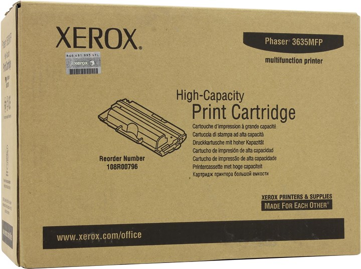 Принт-картридж для Xerox Phaser 3635 (10К) 108R00796 108R00796 #2