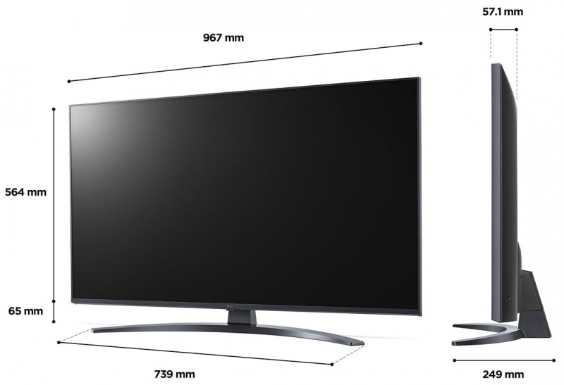 Телевизор LG 43UQ81006LB.43",4K,LCD 43UQ81006LB.ARUB 43UQ81006LB.ARUB #1