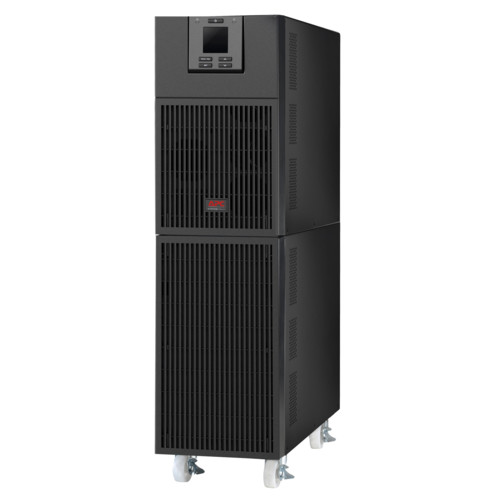 Источник бесперебойного питания APC Easy UPS Easy UPS SRV 6000VA, On-Line, 6.0 kWatt, 6.0 kVA, (1) Hard Wire 3-wire, black, DB-9 RS-232, SmartSlot™,  EPO SRV6KI SRV6KI
