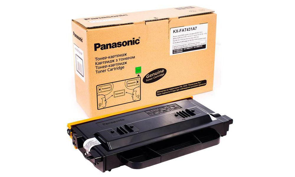 Картридж Panasonic KX-FAT431A7 черный KX-MB2230/2270/2510/2540 (6000стр.) KX-FAT431A7