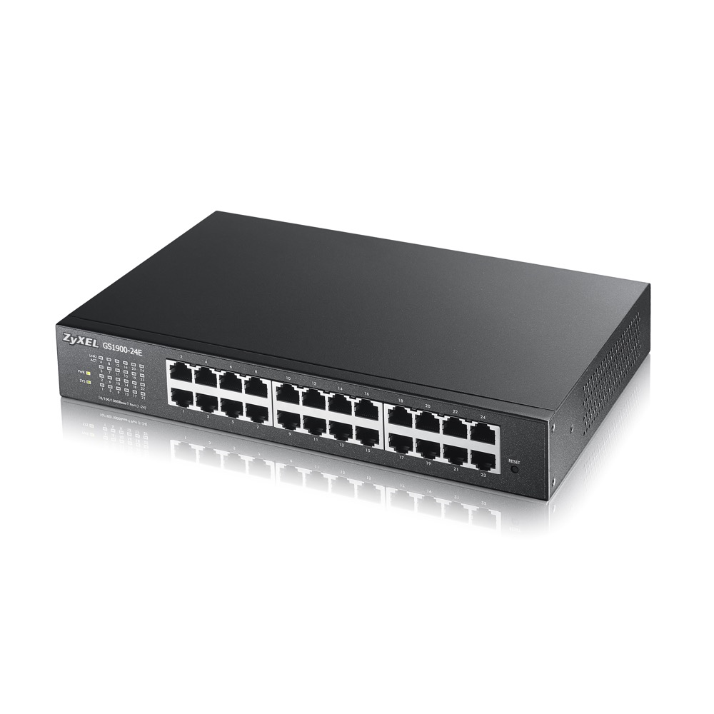 Коммутатор ZYXEL интеллектуальный 24 Gigabit Ethernet GS1900-24E-EU0101F GS1900-24E-EU0101F