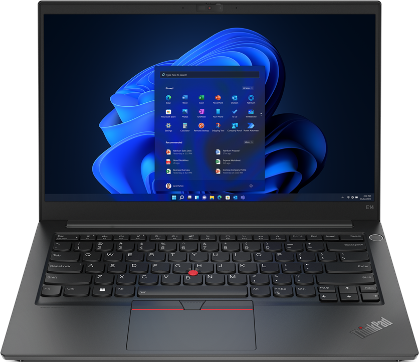 Ноутбук Lenovo ThinkPad E14 Gen 4 14" FHD (1920x1080) IPS 300N, Ryzen 5 5625U, 2x8GB DDR4 3200, 512GB SSD M.2, Radeon Graphics, WiFi, BT, FPR, TPM2, IR&FHD Cam, 57Wh, 65W USB-C, NoOS, Black, 1Y, 1.59kg 21EB006WRT 21EB006WRT #6