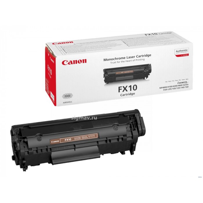 Картридж Canon FX-10 для L100/L120. Чёрный. 2000 страниц. (0263B002) 0263B002